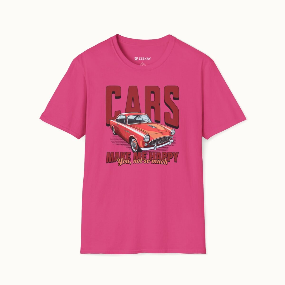 Cars Make Me Happy T-Shirt