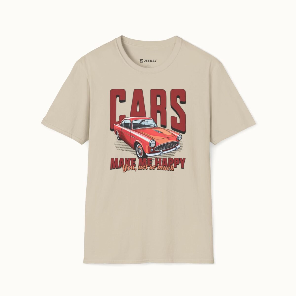 Cars Make Me Happy T-Shirt