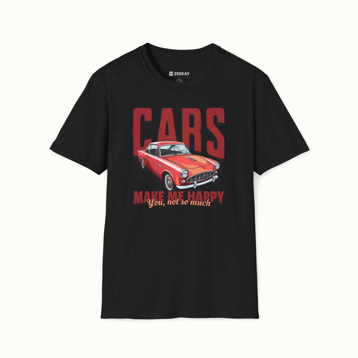 Cars Make Me Happy T-Shirt