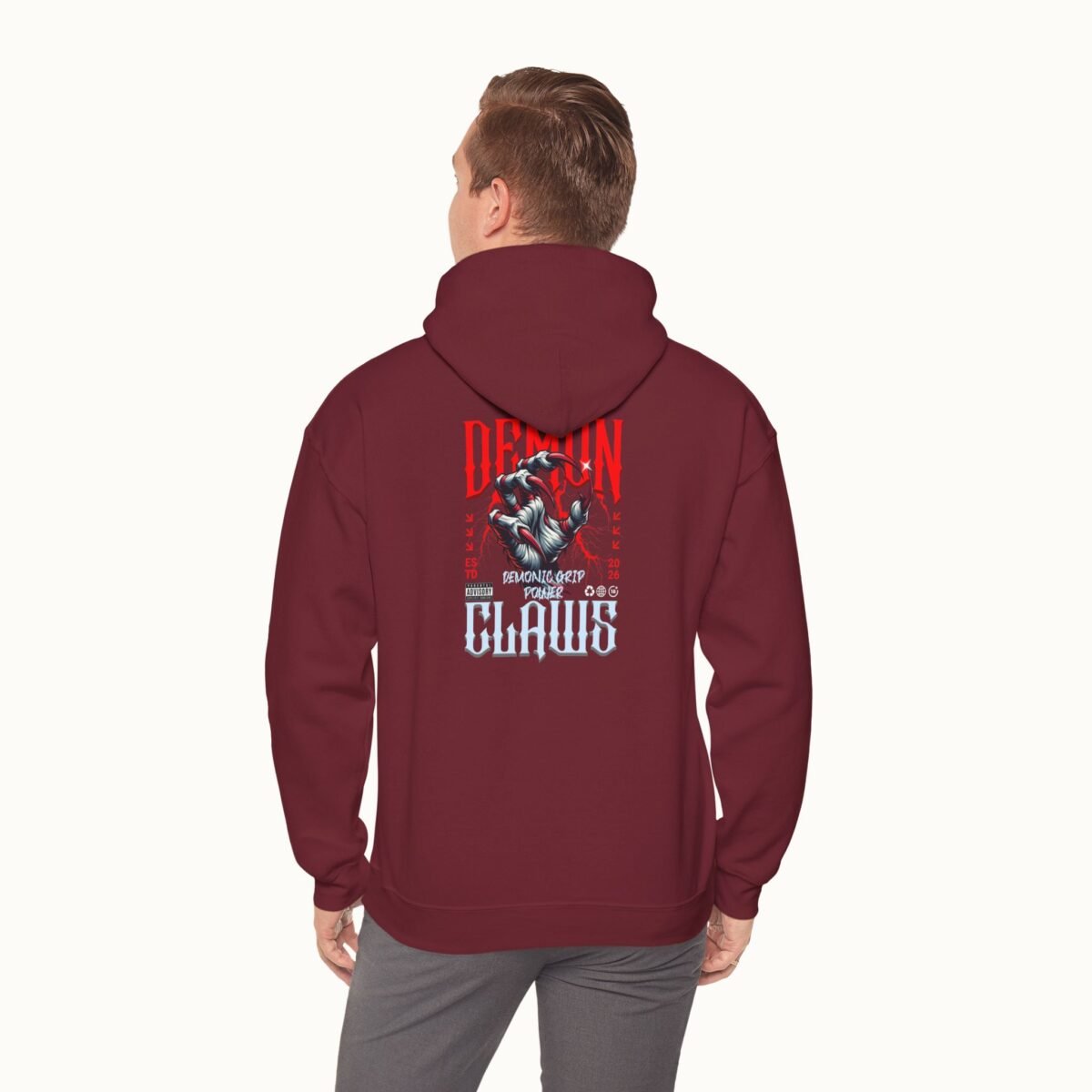 Demon Claws Graphic Hoodie