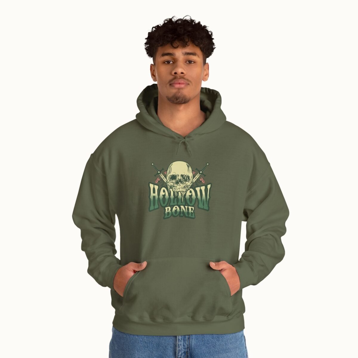 Hollow Bone Skull Hoodie