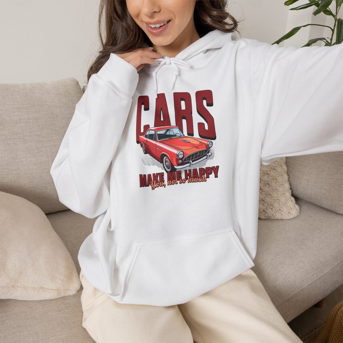 Cars Make Me Happy Hoodie