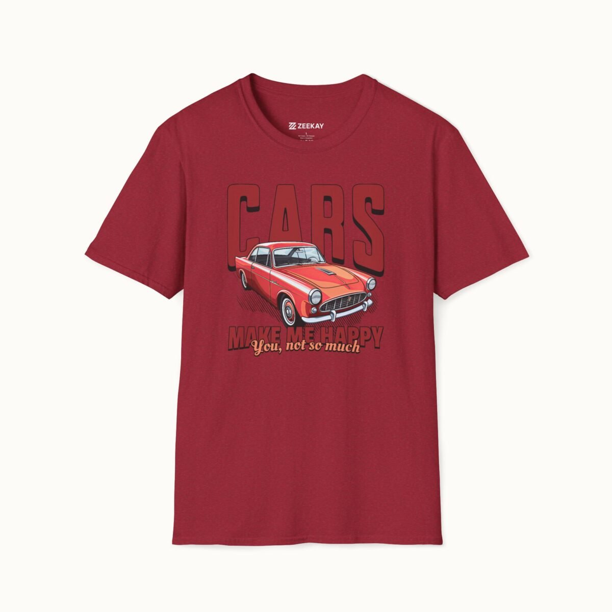 Cars Make Me Happy T-Shirt