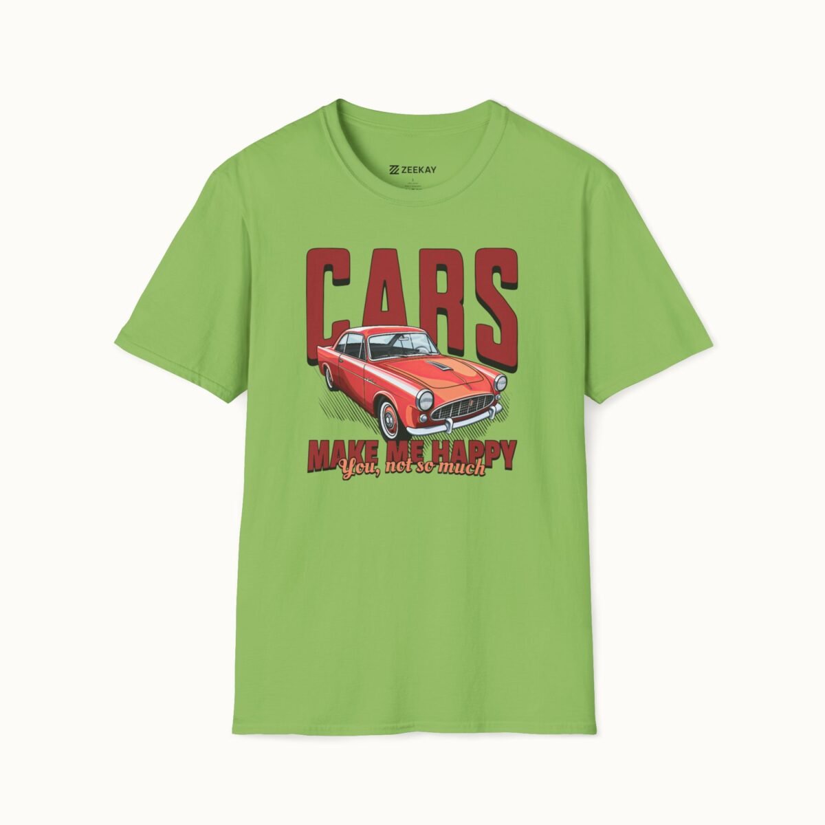 Cars Make Me Happy T-Shirt