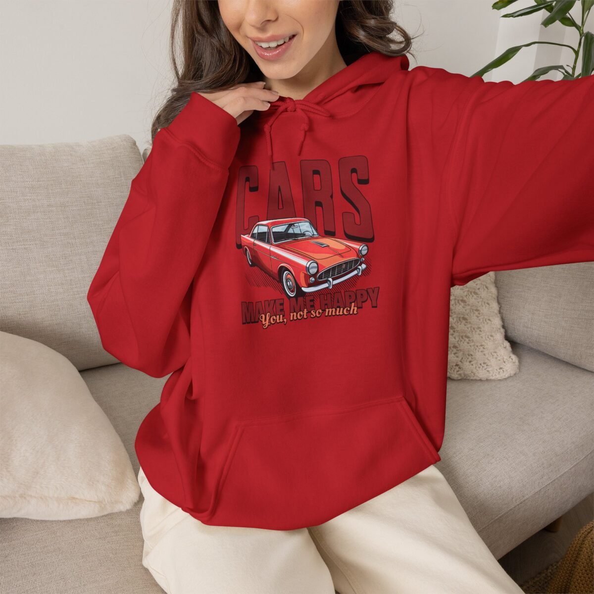 Cars Make Me Happy Hoodie
