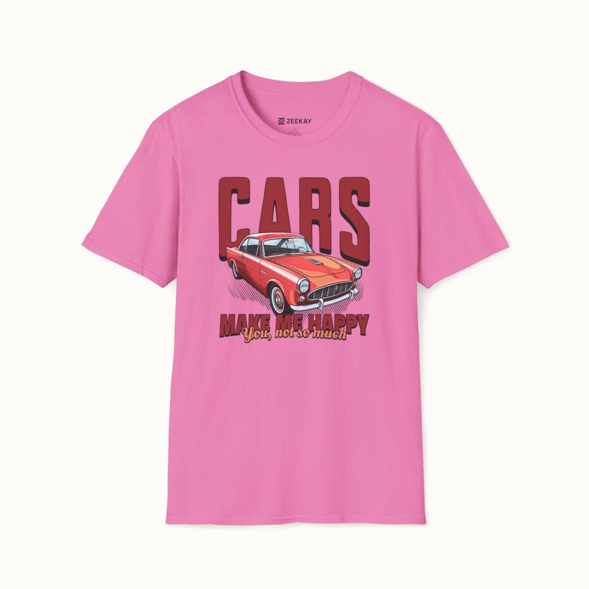 Cars Make Me Happy T-Shirt