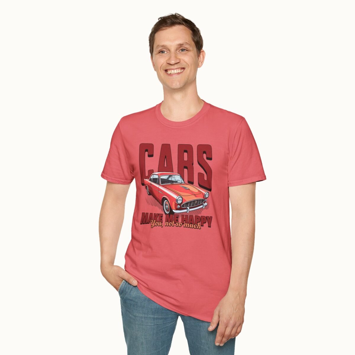 Cars Make Me Happy T-Shirt