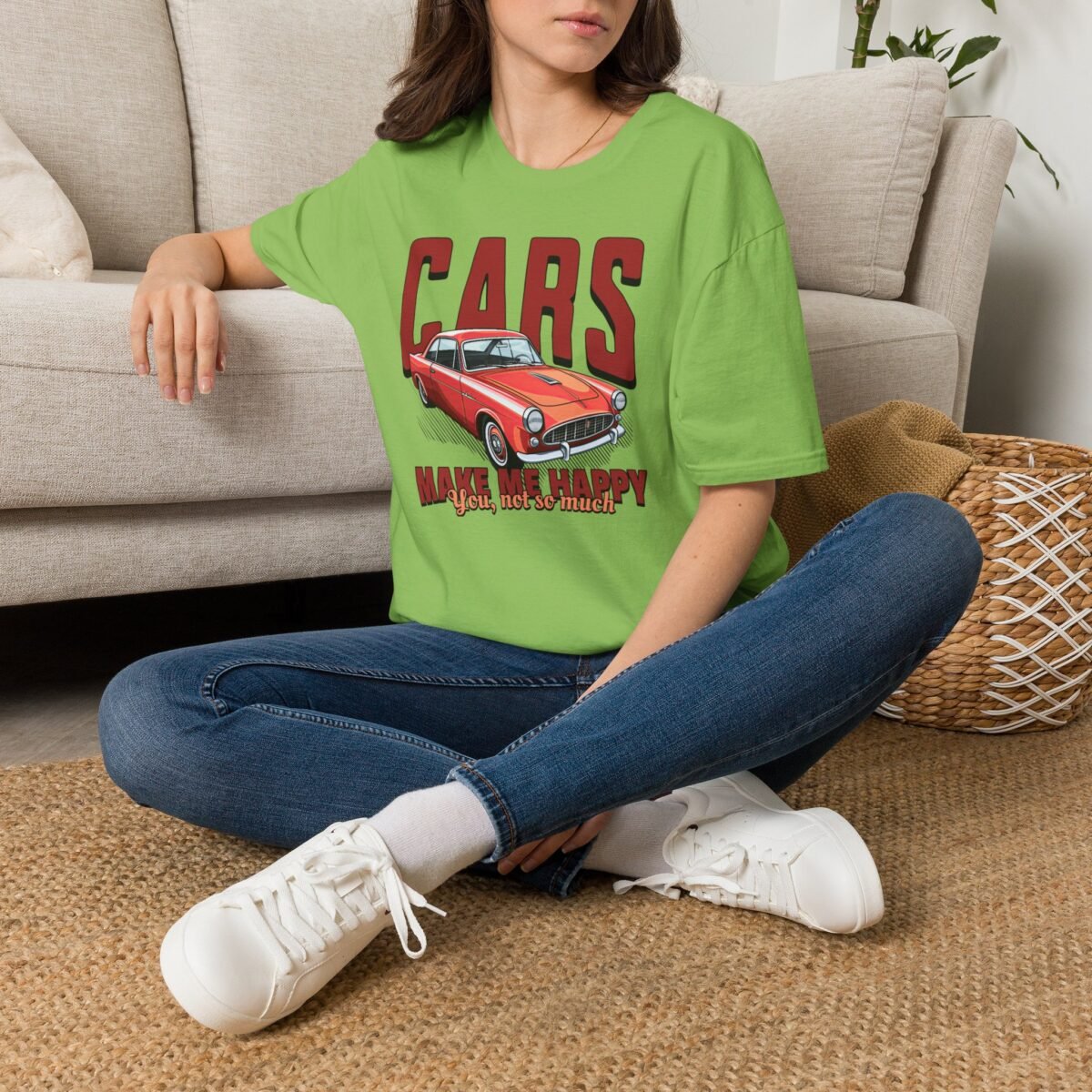 Cars Make Me Happy T-Shirt