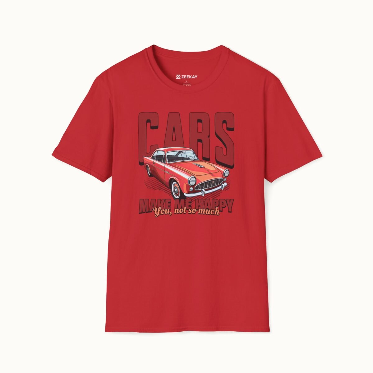 Cars Make Me Happy T-Shirt