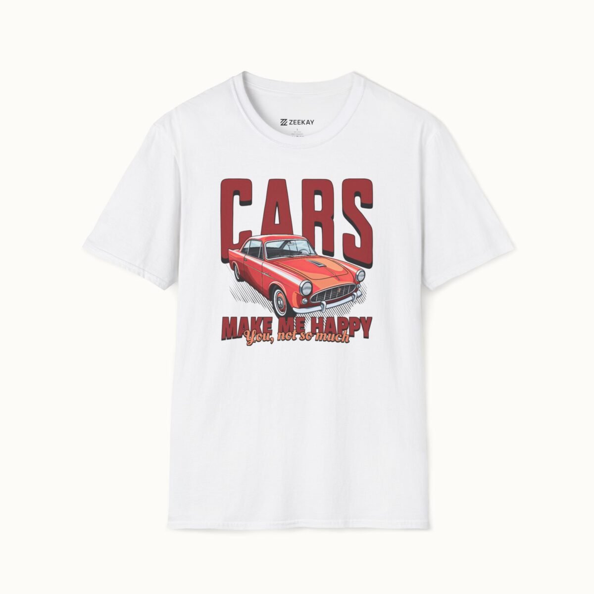 Cars Make Me Happy T-Shirt
