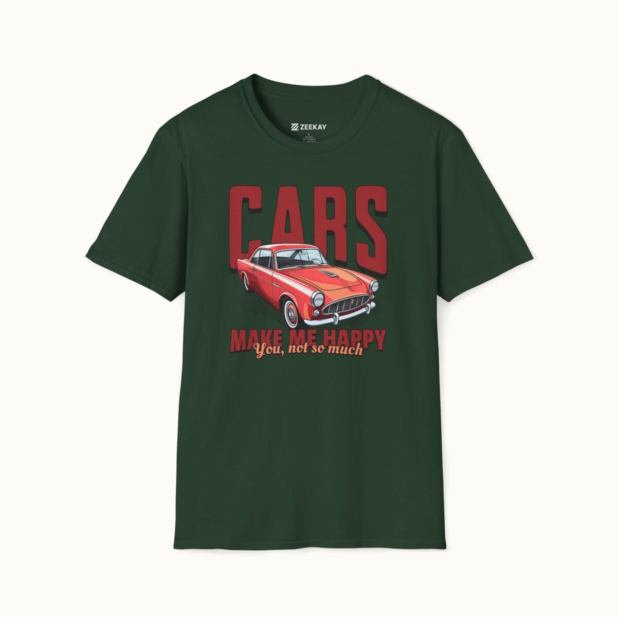Cars Make Me Happy T-Shirt