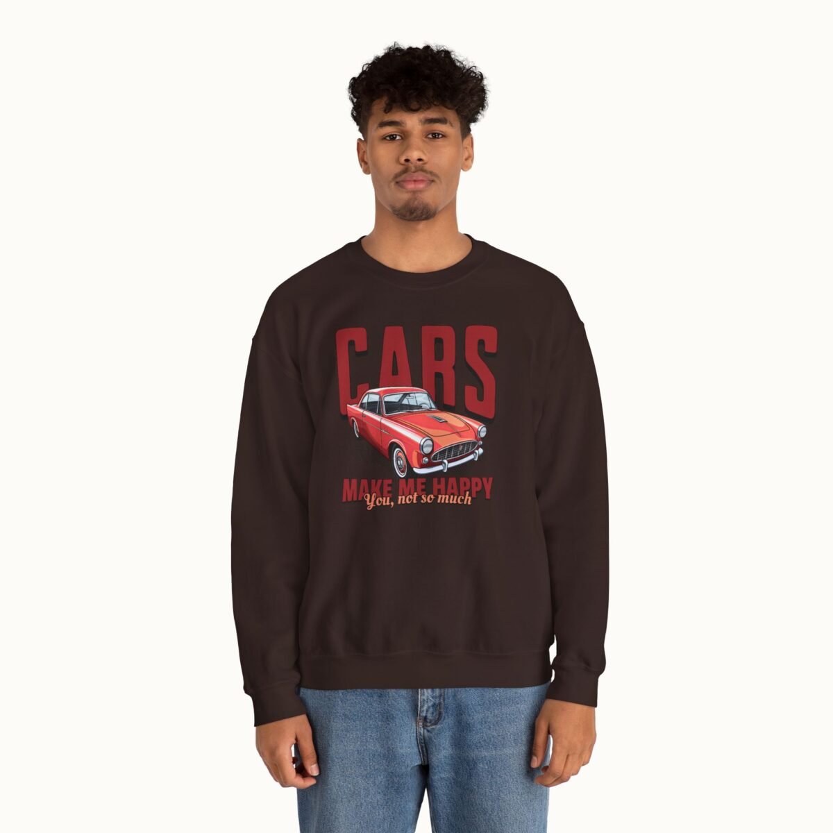 Cars Make Me Happy Sweatshirt