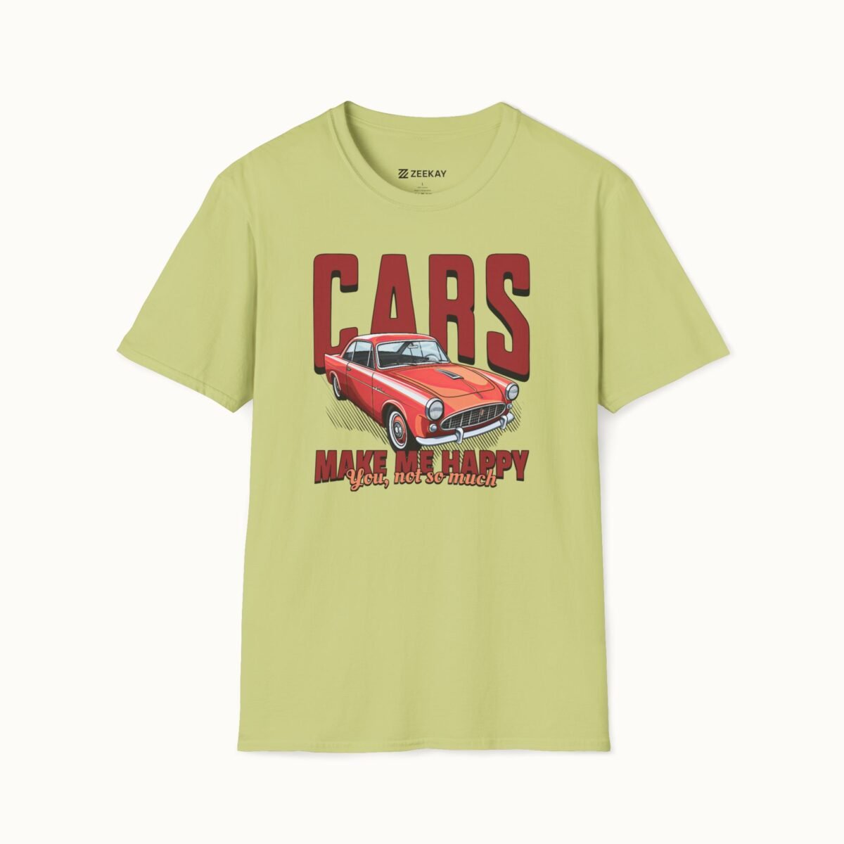 Cars Make Me Happy T-Shirt