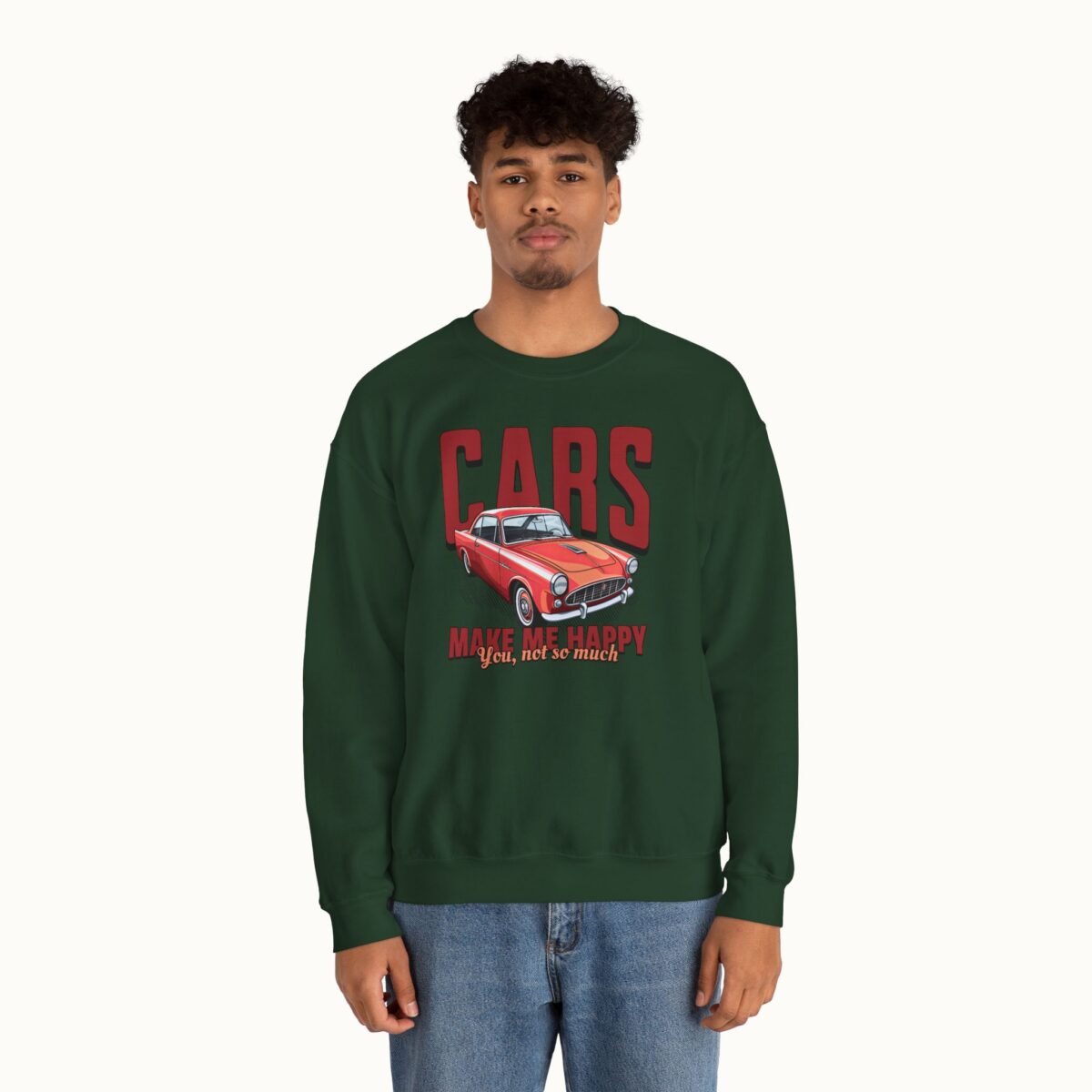 Cars Make Me Happy Sweatshirt