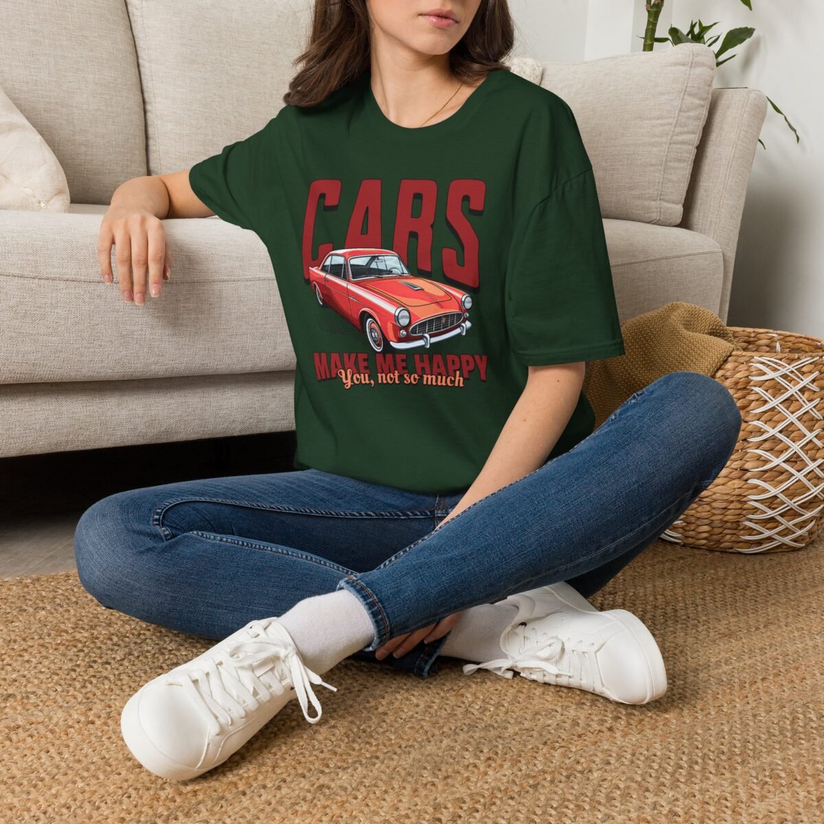 Cars Make Me Happy T-Shirt