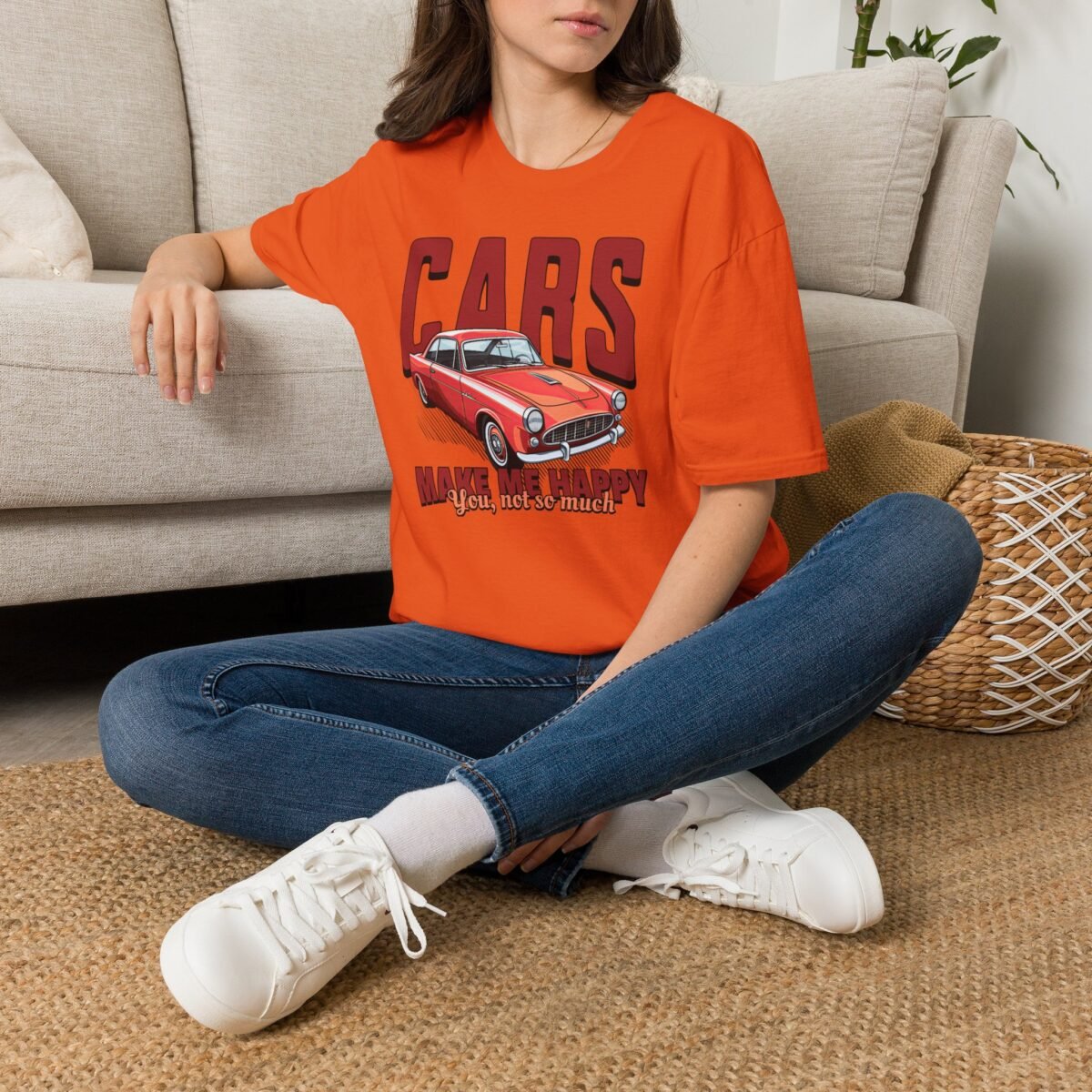Cars Make Me Happy T-Shirt
