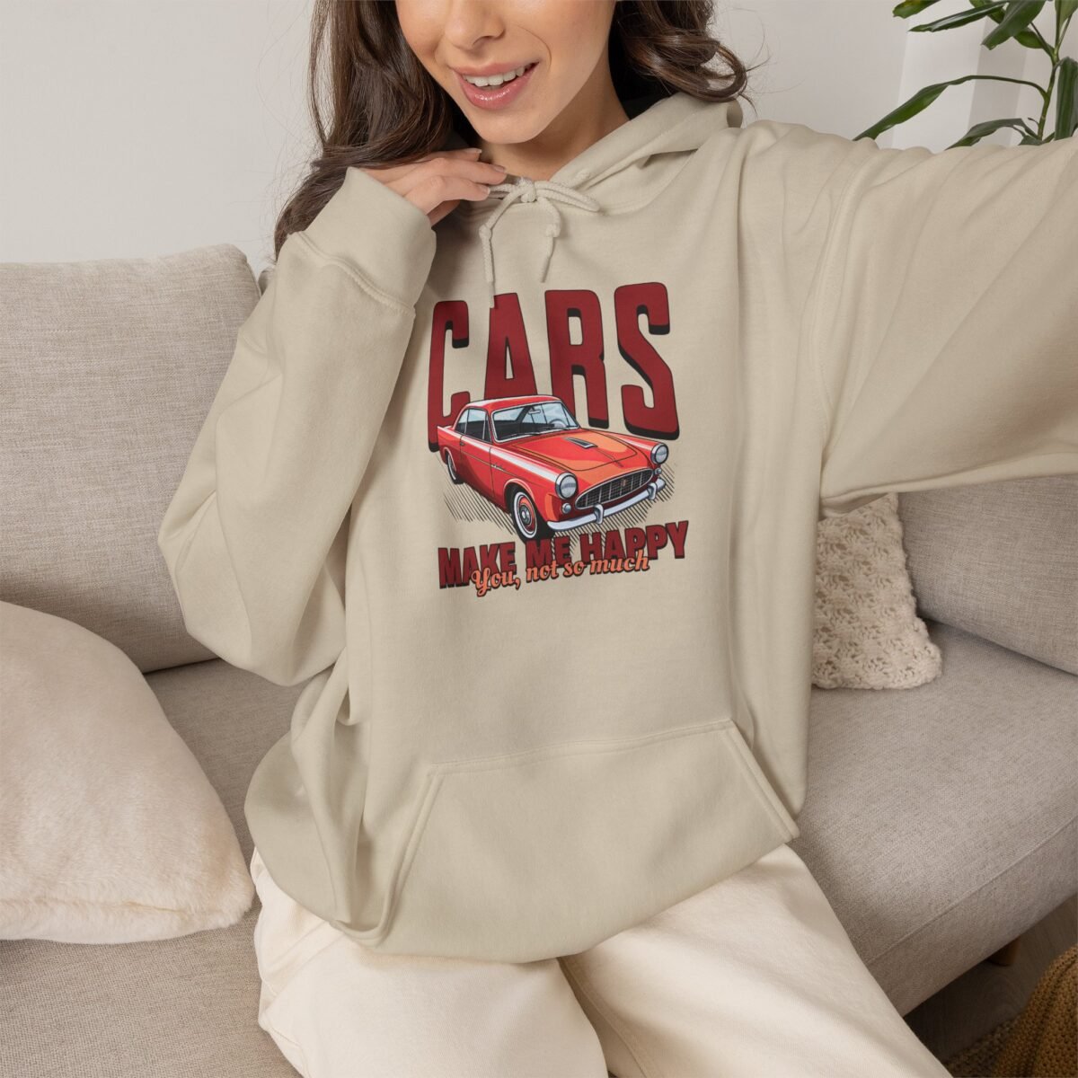 Cars Make Me Happy Hoodie