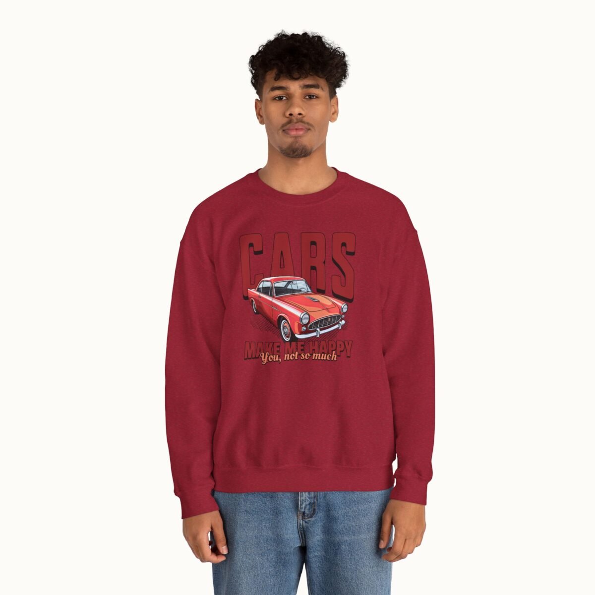 Cars Make Me Happy Sweatshirt