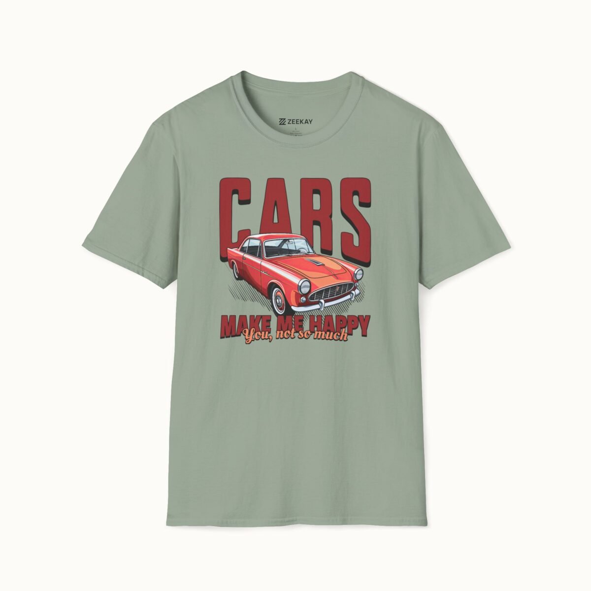 Cars Make Me Happy T-Shirt
