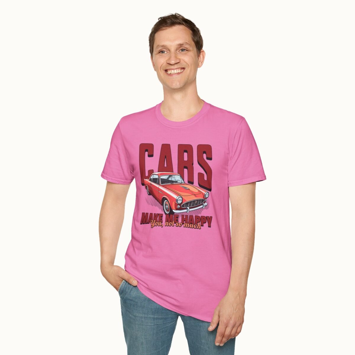 Cars Make Me Happy T-Shirt