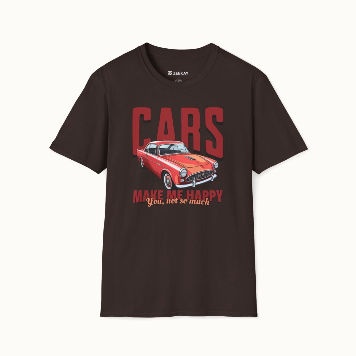 Cars Make Me Happy T-Shirt
