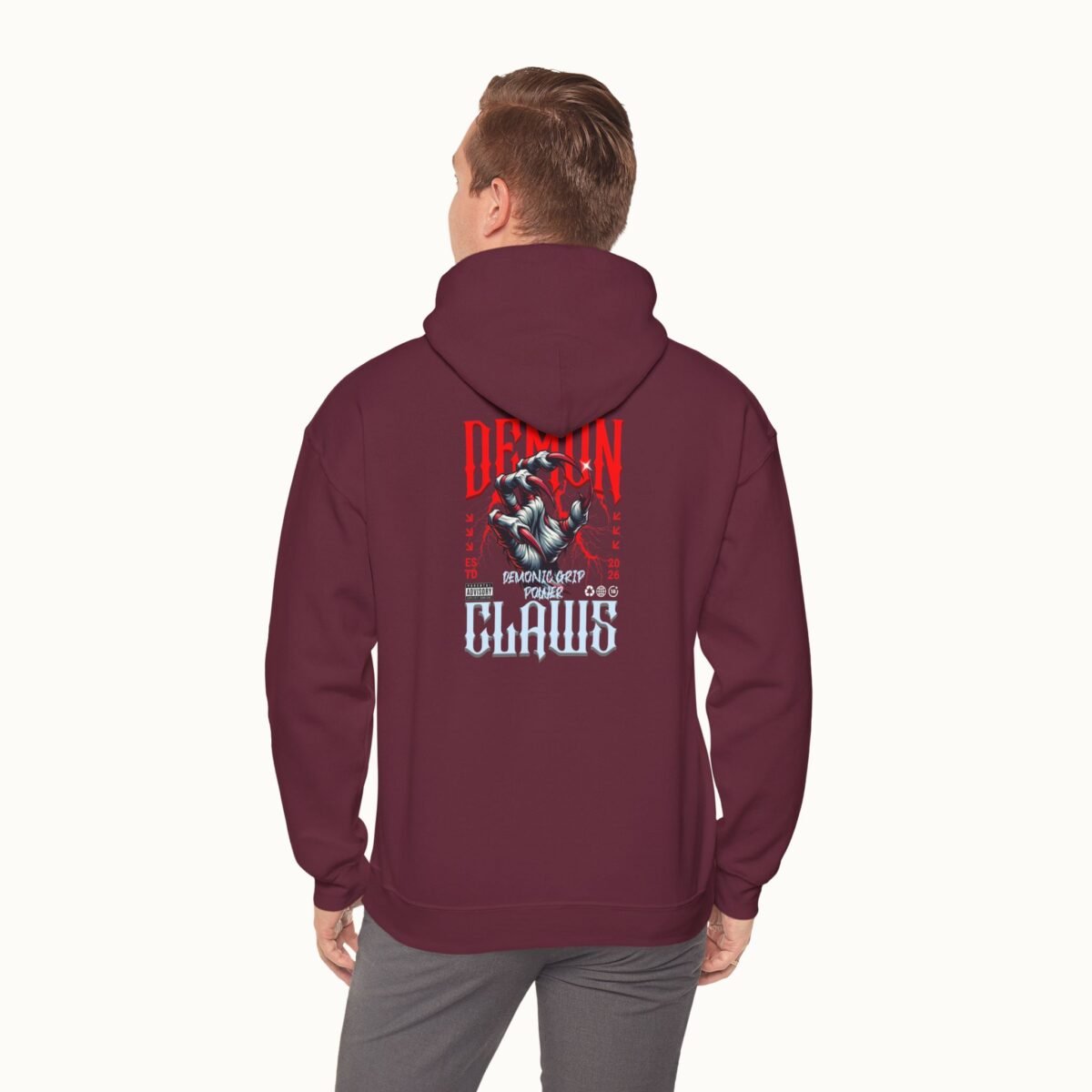 Demon Claws Graphic Hoodie