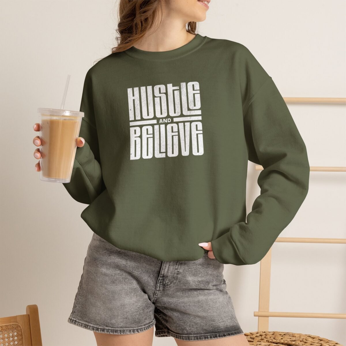 Hustle and Believe Sweatshirt