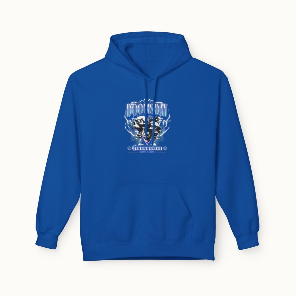 Doomsday Skull Midweight Fleece Hoodie