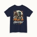 Horror Skull & Pumpkins T‑Shirt