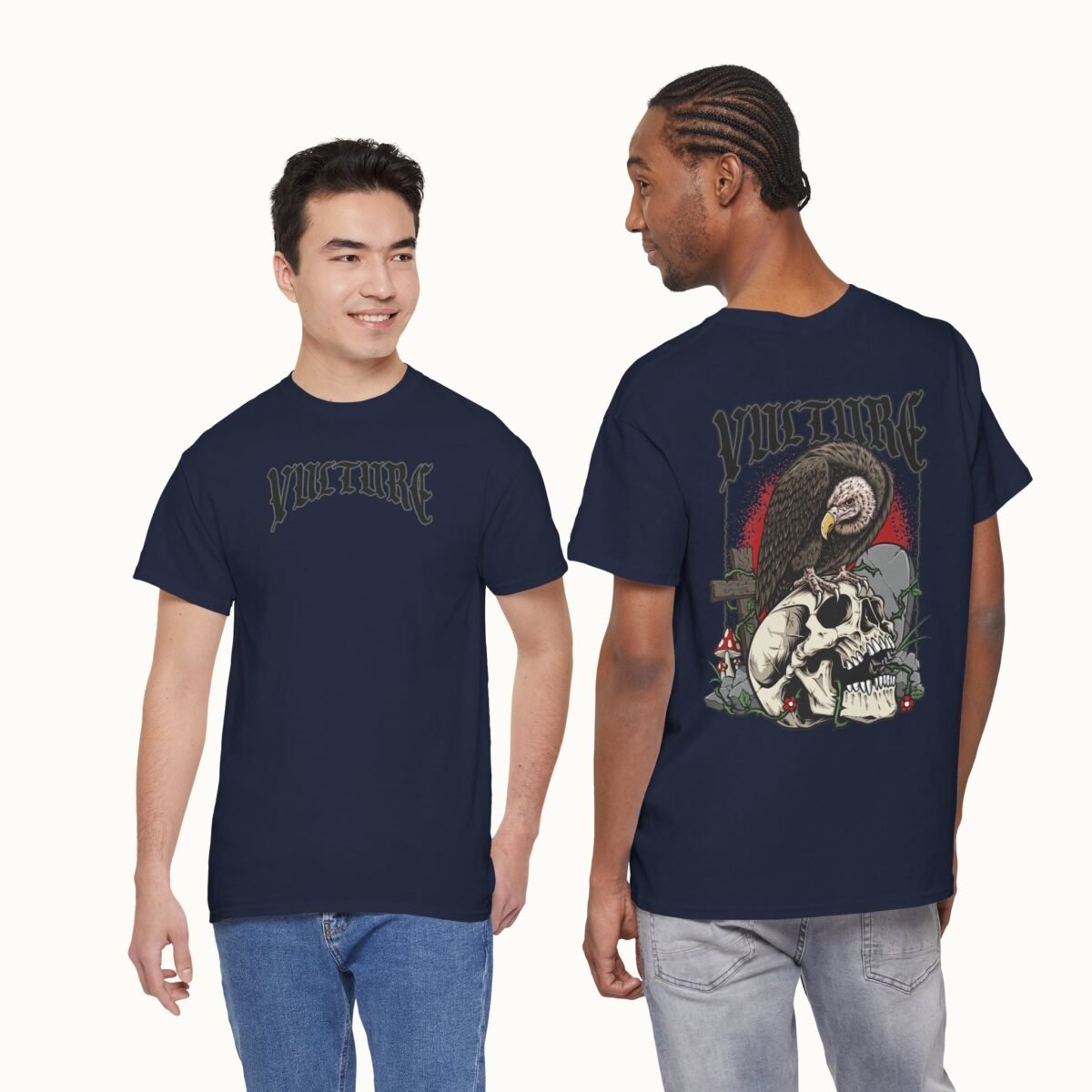 Gothic Vulture Skull Tee