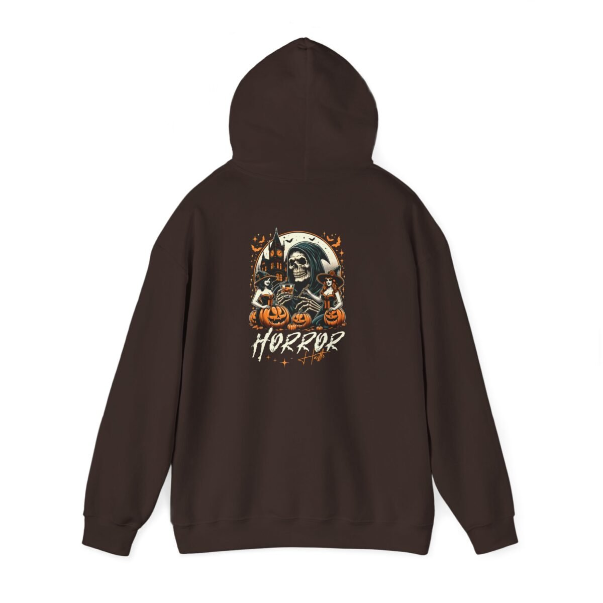 Horror Skull & Pumpkins Hoodie