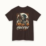 Horror Skull & Pumpkins T‑Shirt
