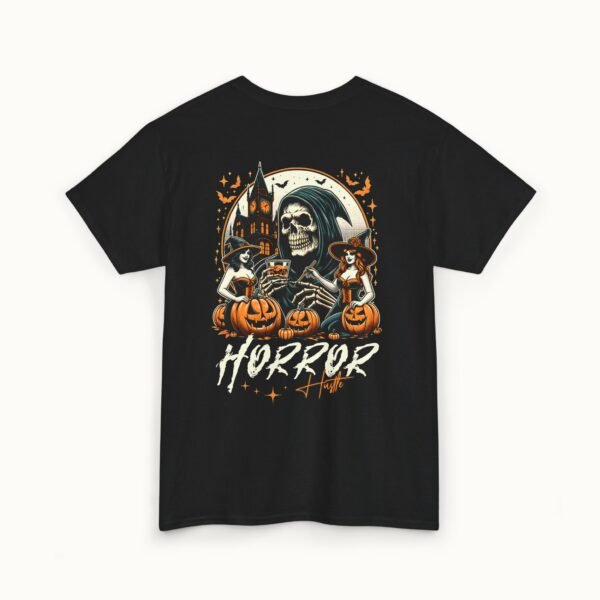 Horror Skull & Pumpkins T‑Shirt
